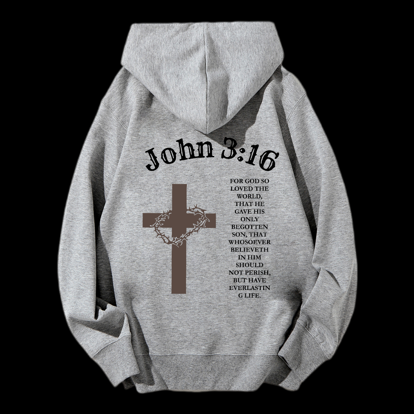 John 3:16 Drawstring Hoodie