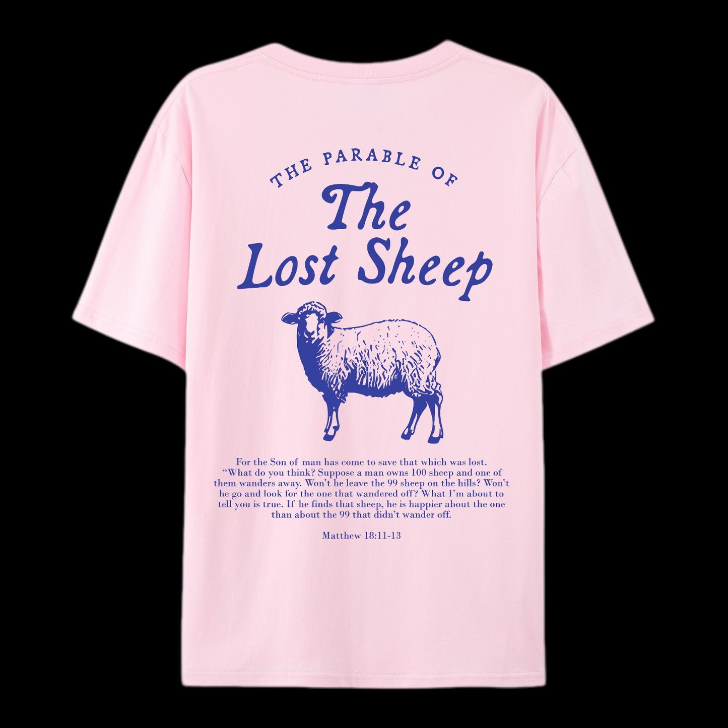 The Parable Of The Lost Sheep Cotton T-Shirt