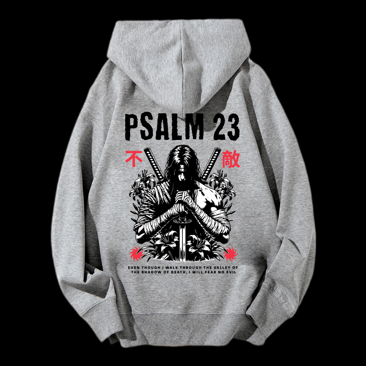 Fear No Evil Drawstring Hoodie