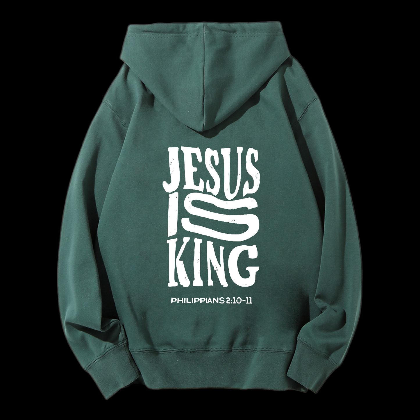 Jesus Is King Drawstring Hoodie