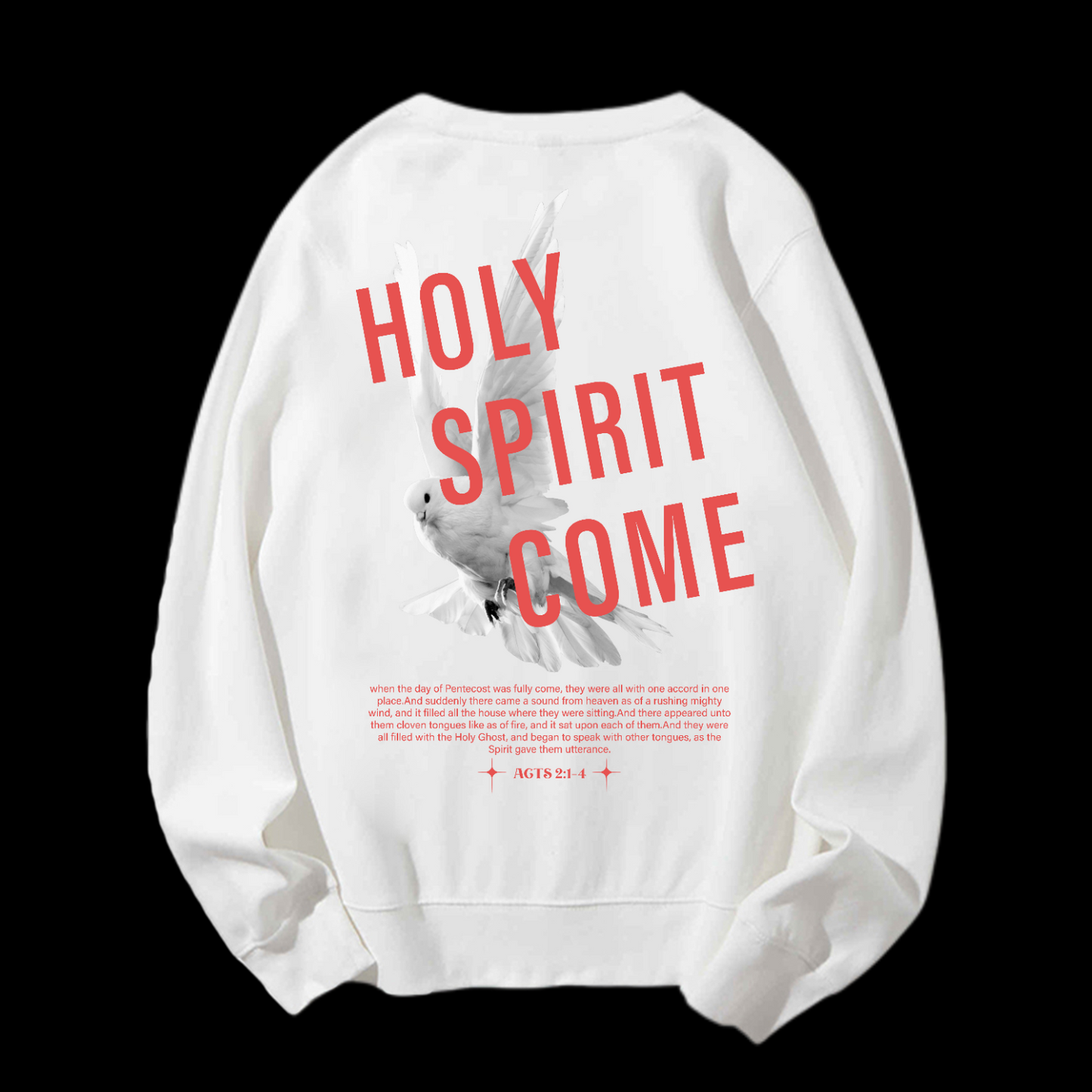 Holy Spirit Come Crewneck Sweatshirt