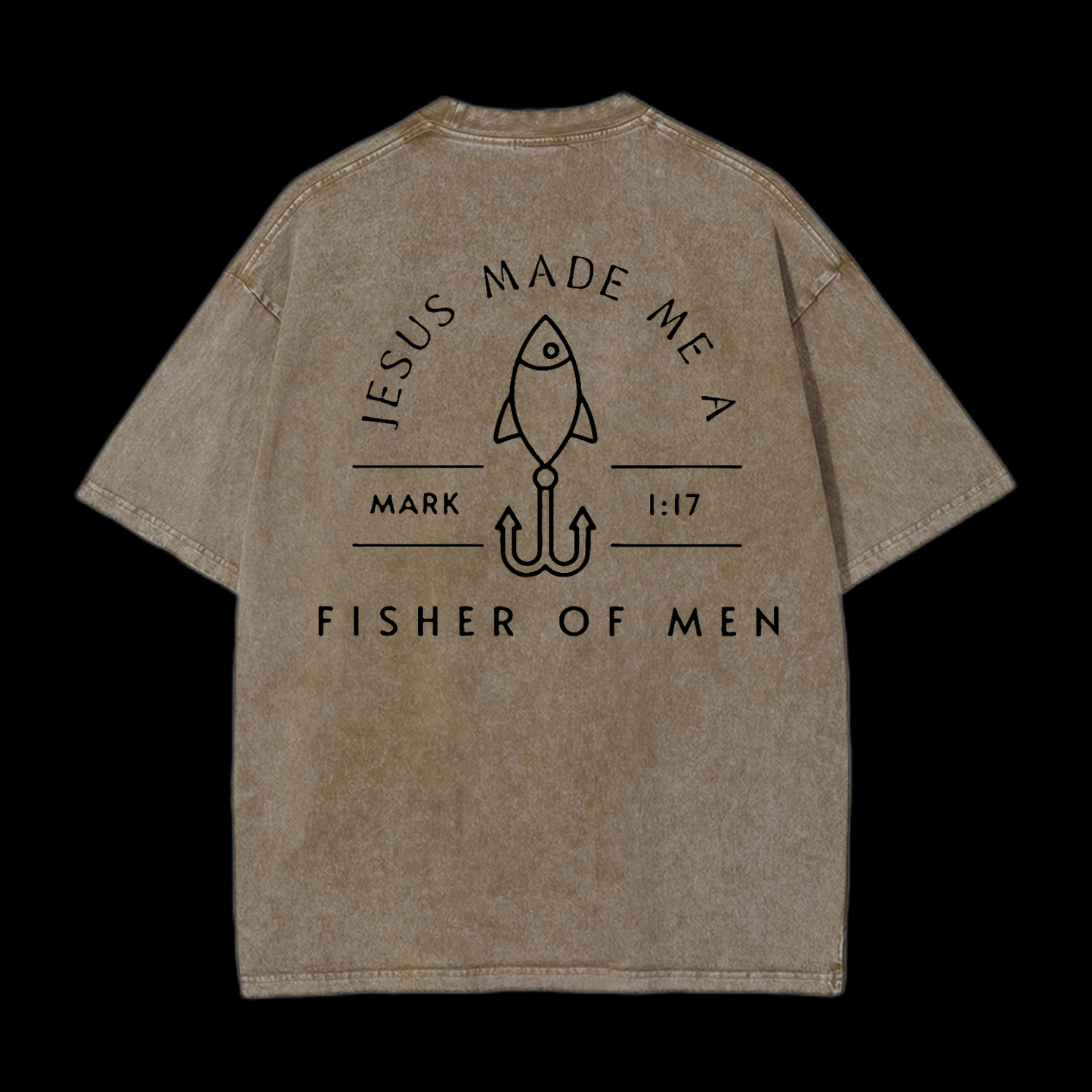 Fisher of Men Washed T-Shirt