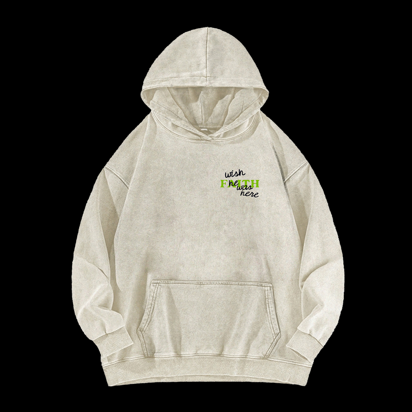 Jesus Is King Washed Hoodie