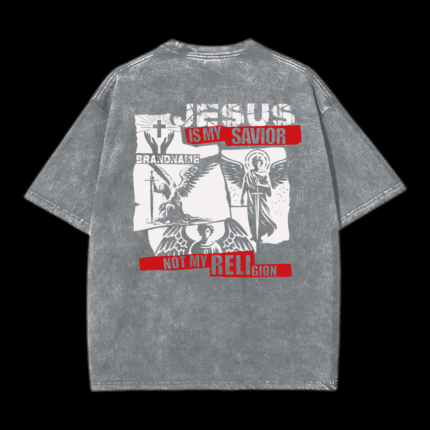 Jesus Is My Savior Washed T-Shirt
