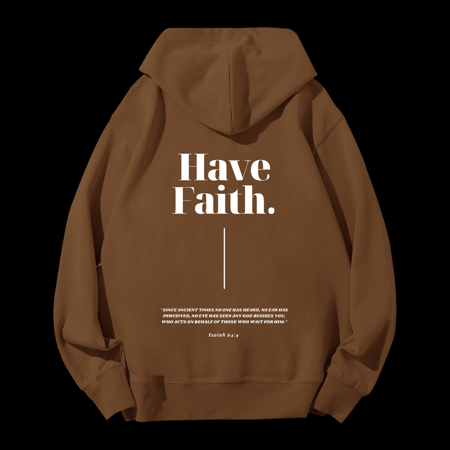 Have Faith Drawstring Hoodie