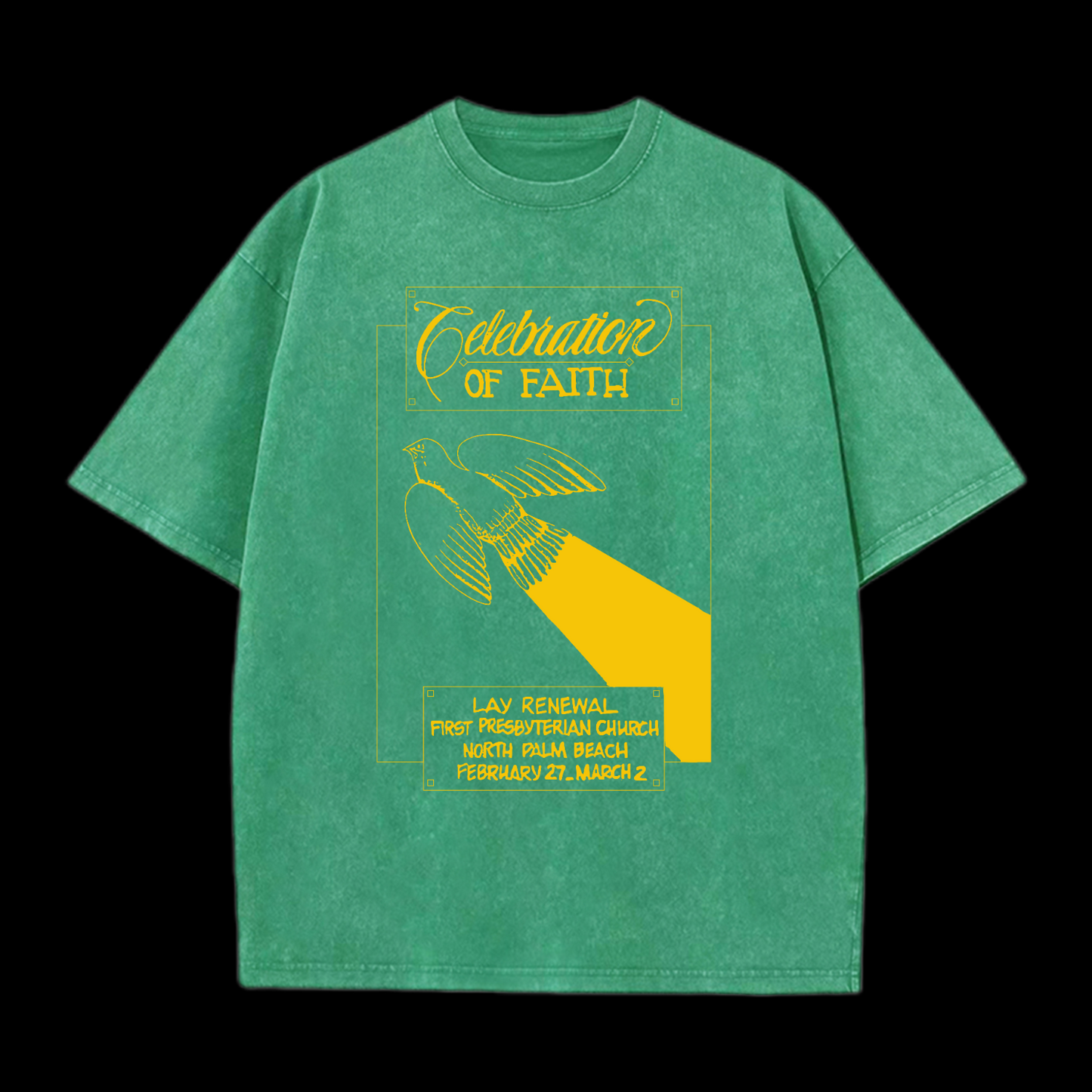 Celebration Of Faith Washed T-Shirt