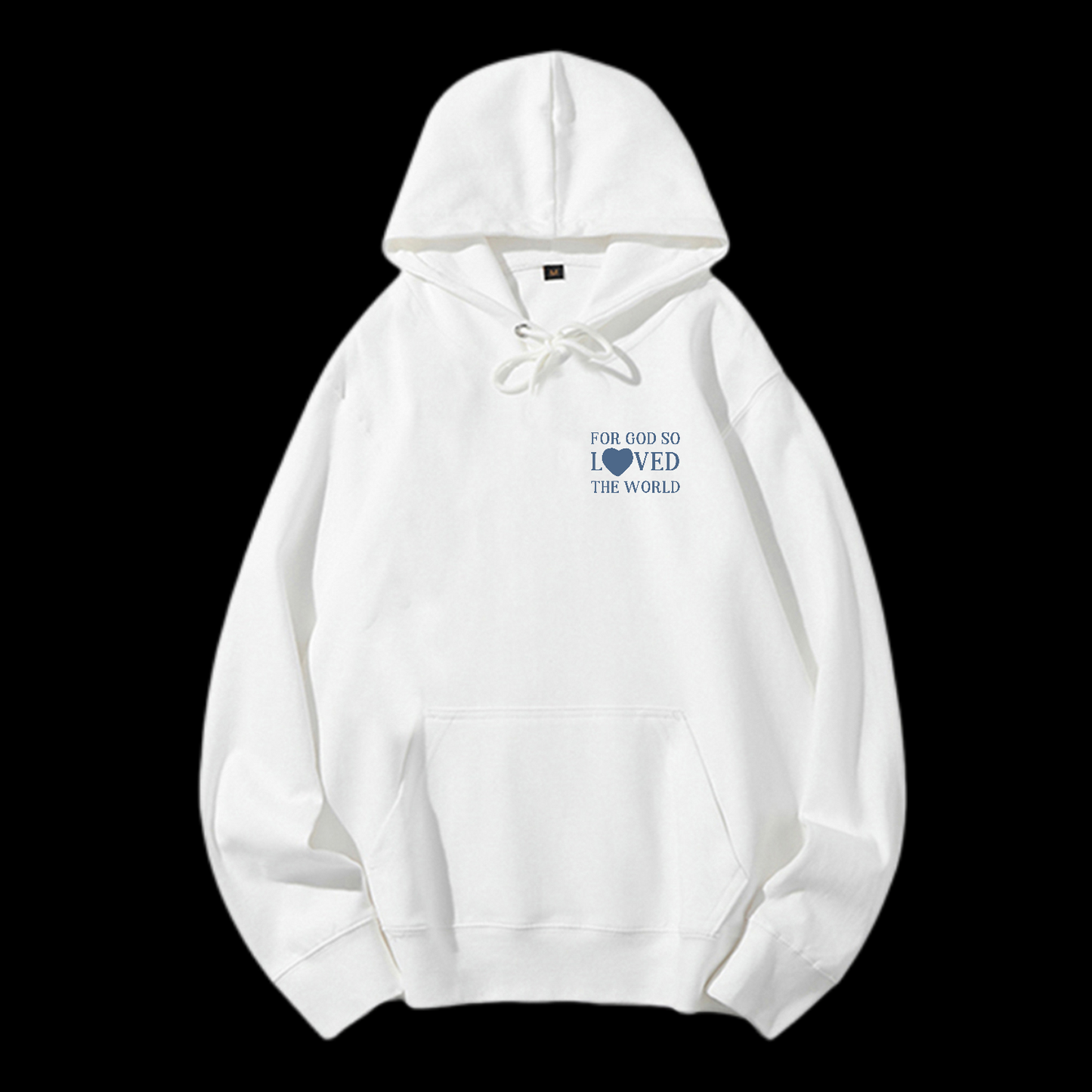 For God So Loved The World Drawstring Hoodie