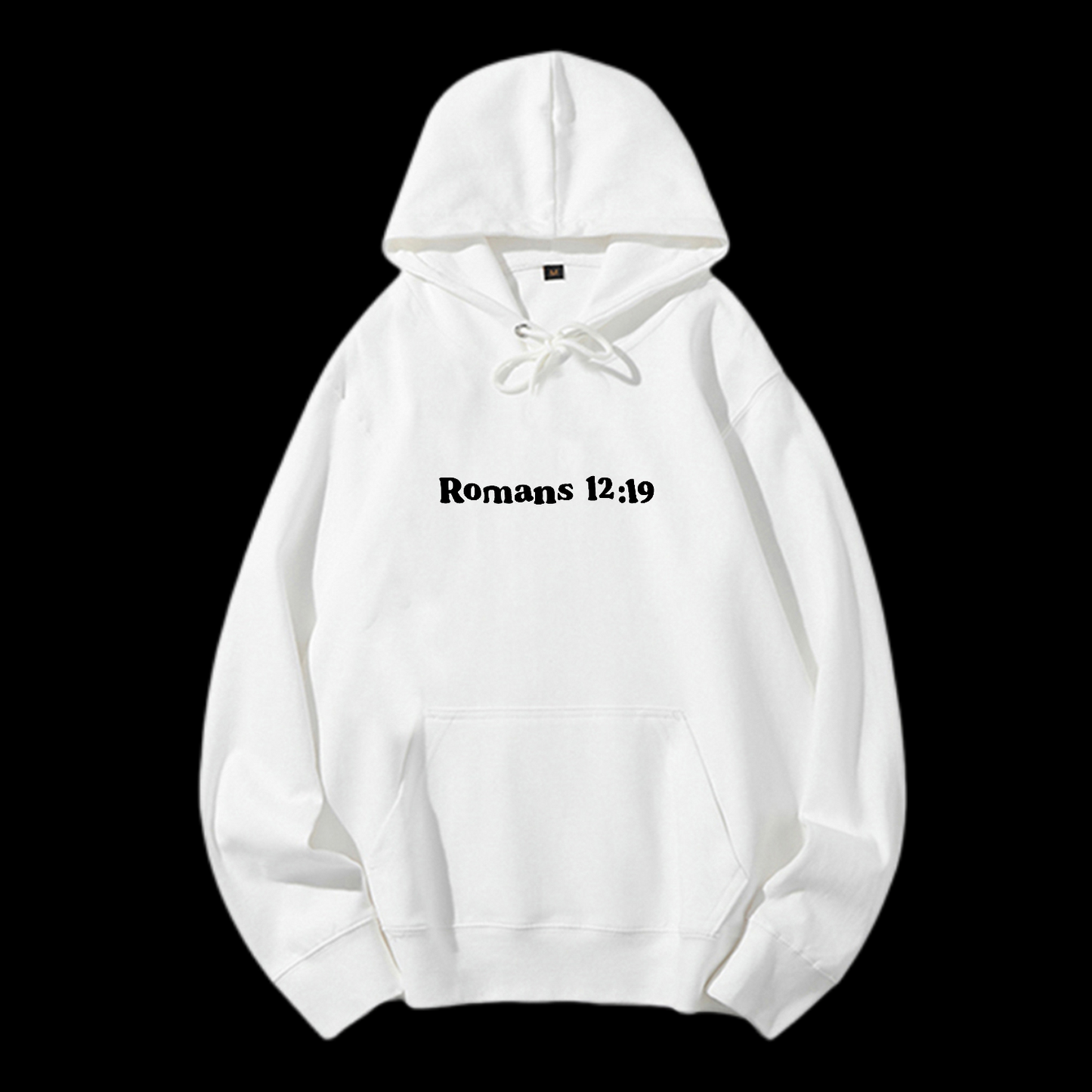 Romans 12:19 Drawstring Hoodie