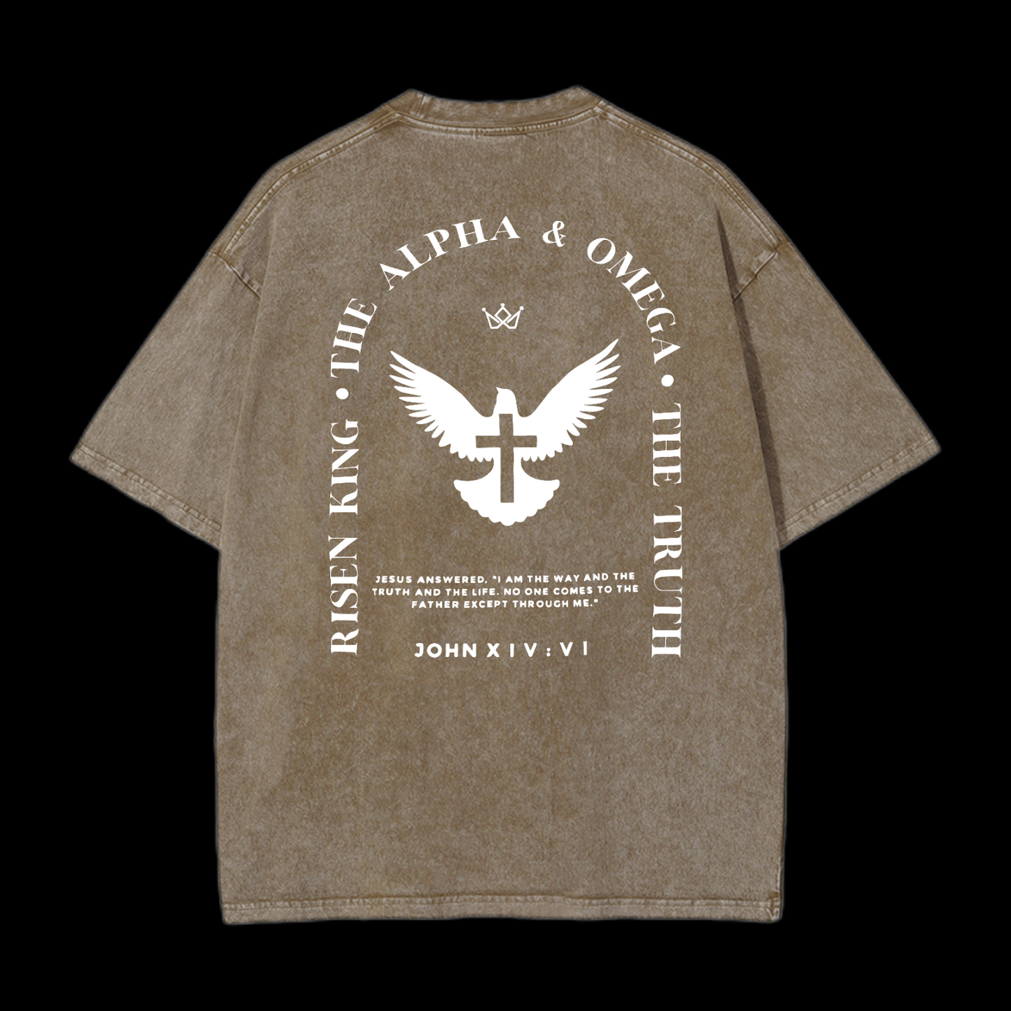 Jesus Is The Way The Truth The Life Washed T-Shirt