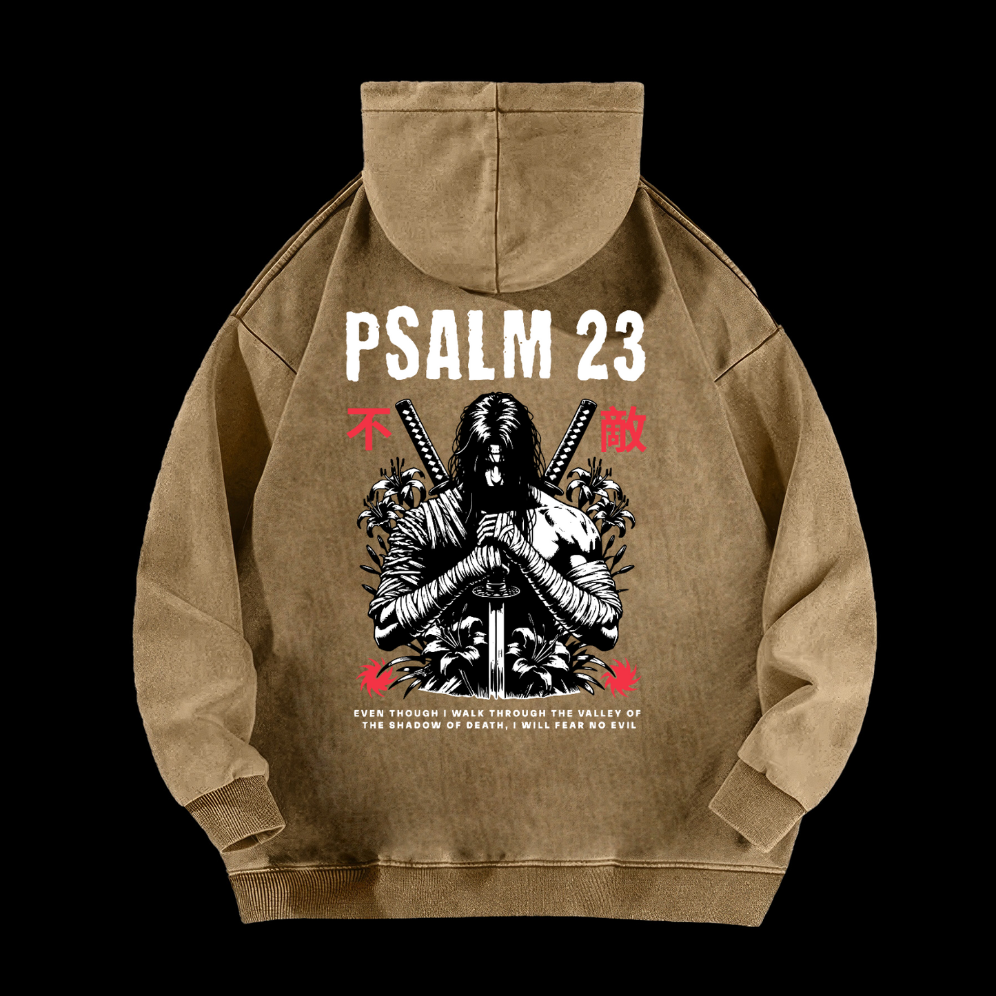 Fear No Evil Washed Hoodie