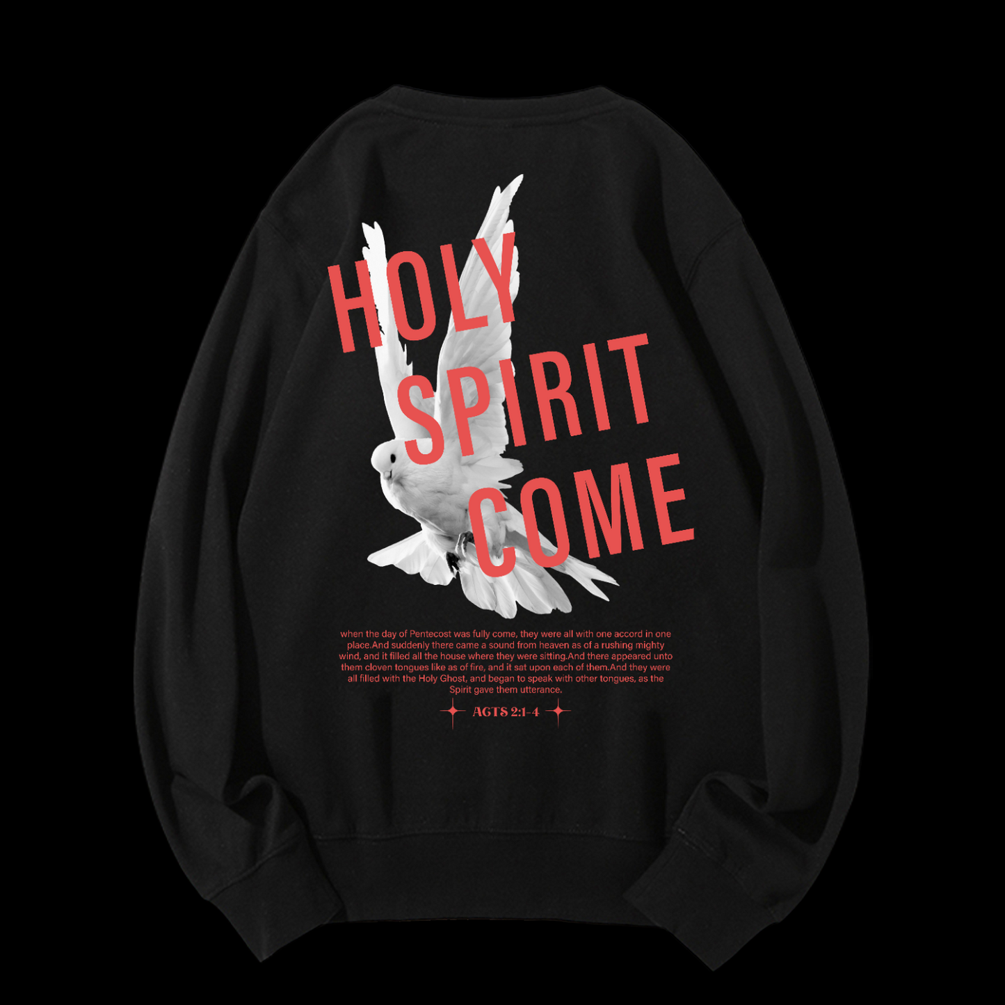 Holy Spirit Come Crewneck Sweatshirt