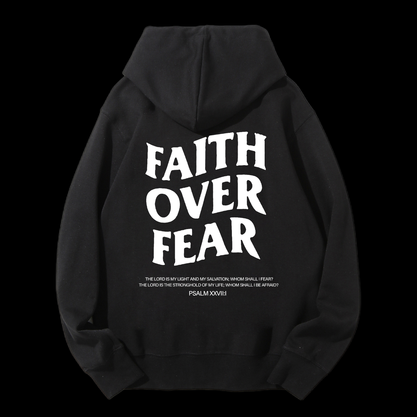 Faith Over Fear Drawstring Hoodie