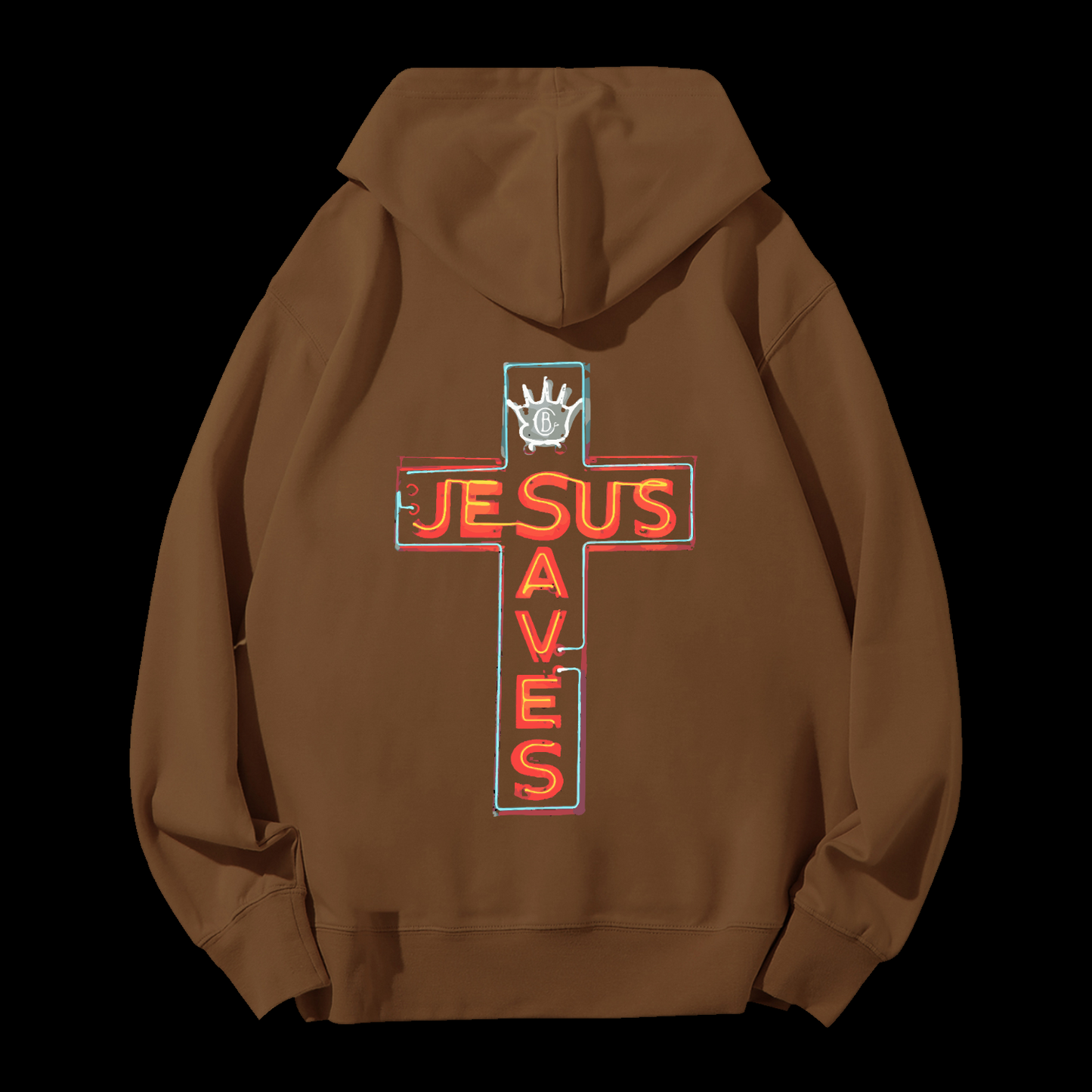 Jesus Saves Drawstring Hoodie