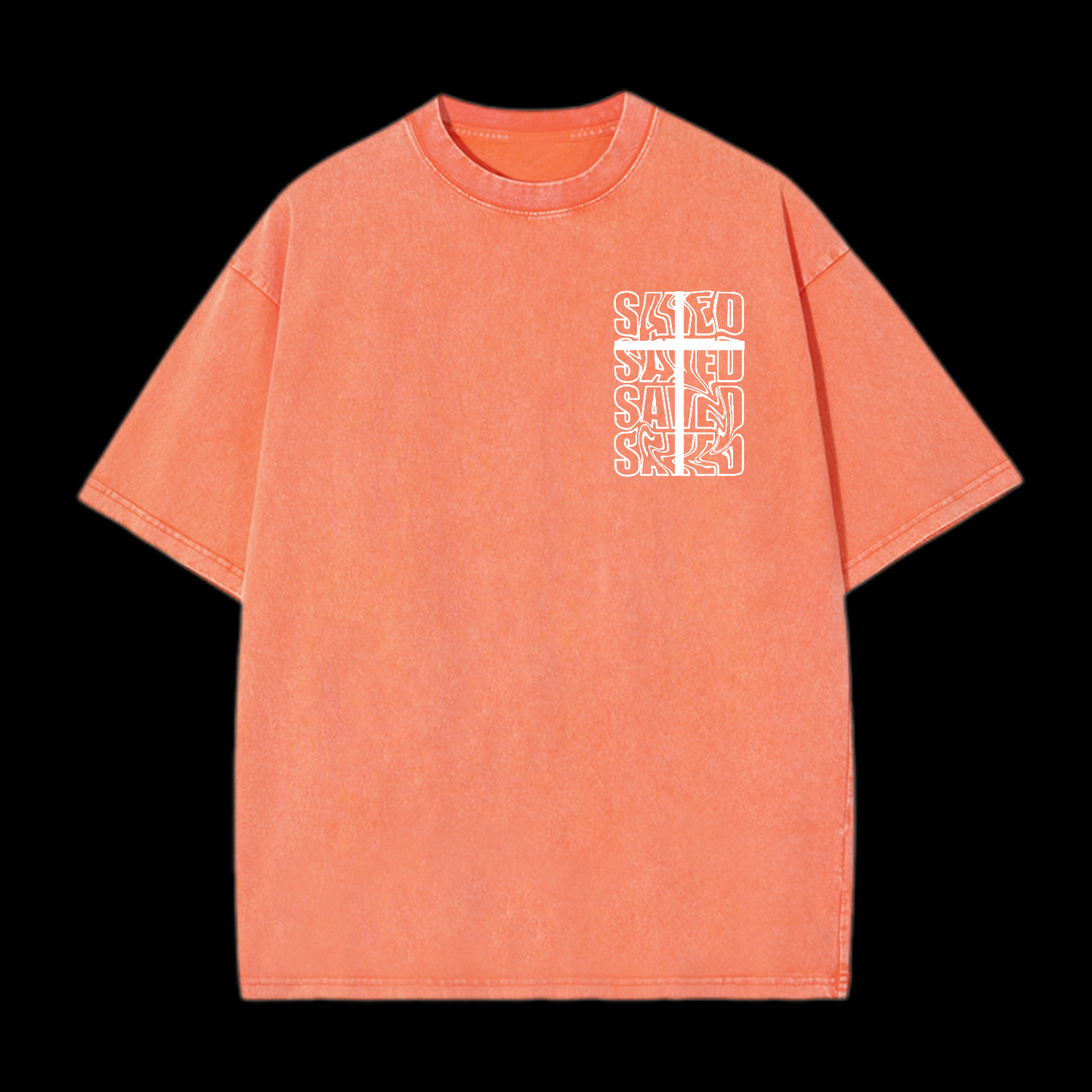 Saved By Jesus Christ Washed T-Shirt