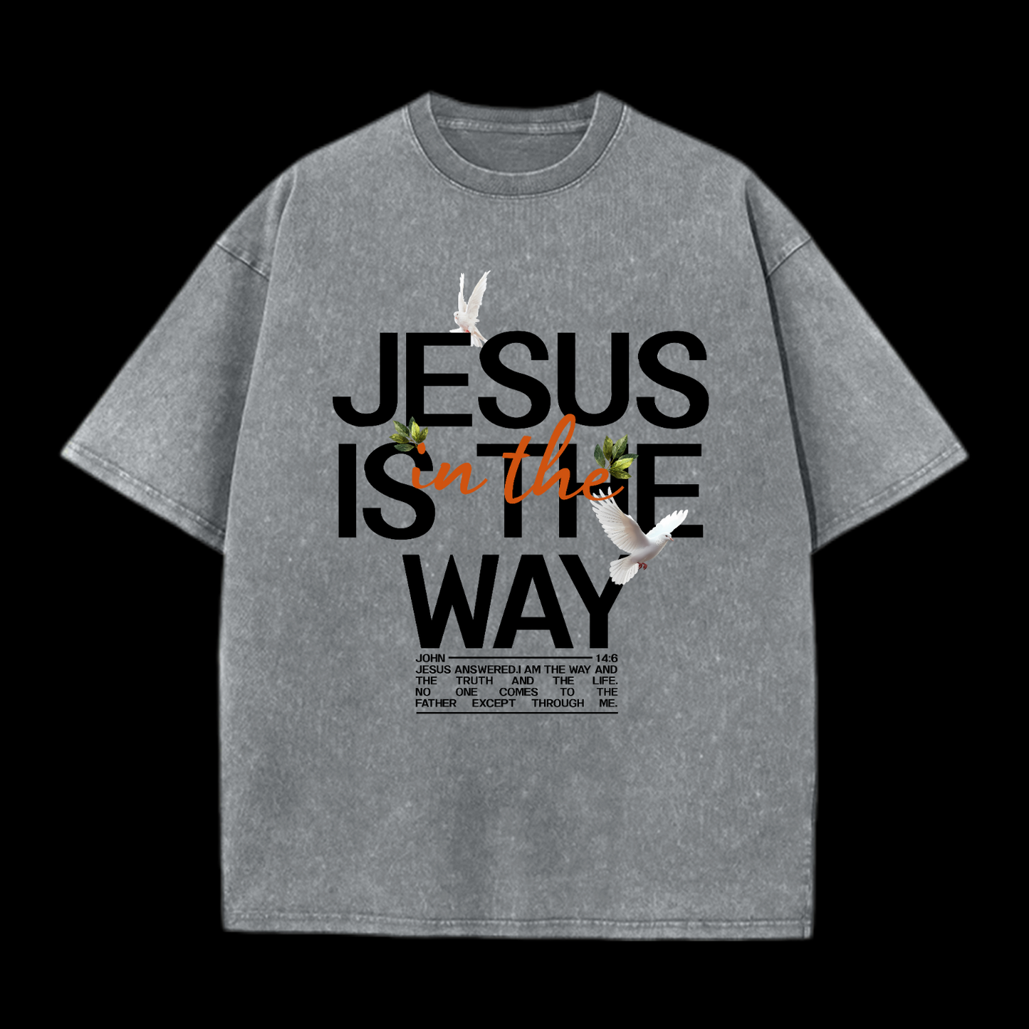 Jesus Is In The Way Washed T-Shirt