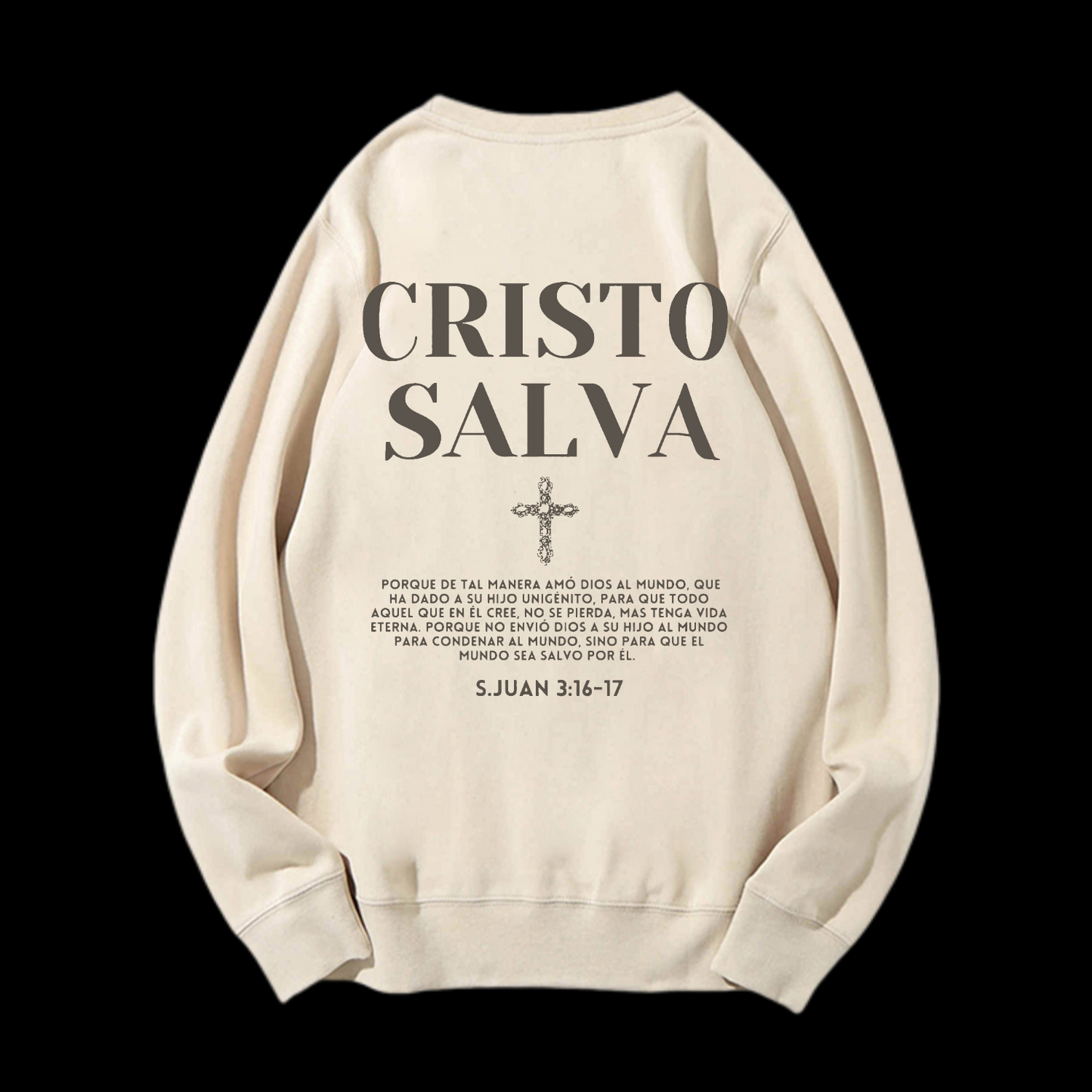 Cristo Salva Crewneck Sweatshirt