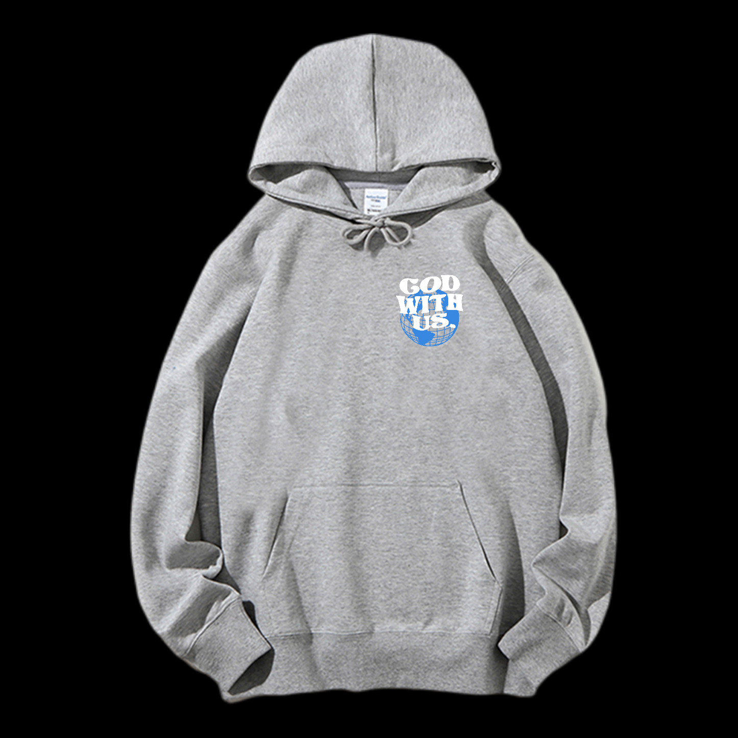 God With Us Drawstring Hoodie