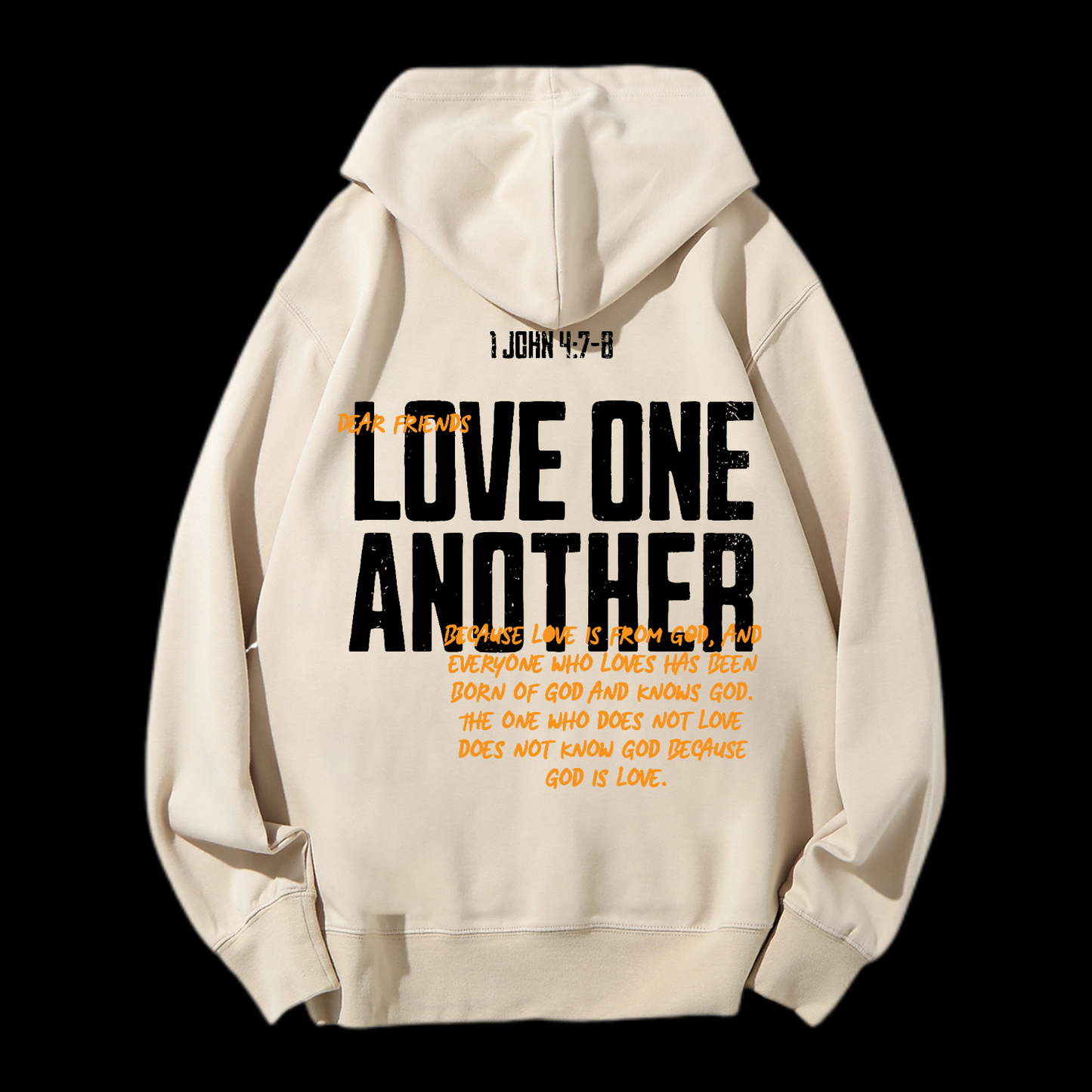 Love One Another Drawstring Hoodie