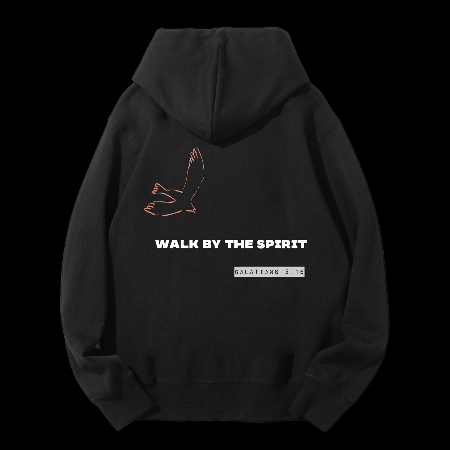 Walk By The Spirit Drawstring Hoodie