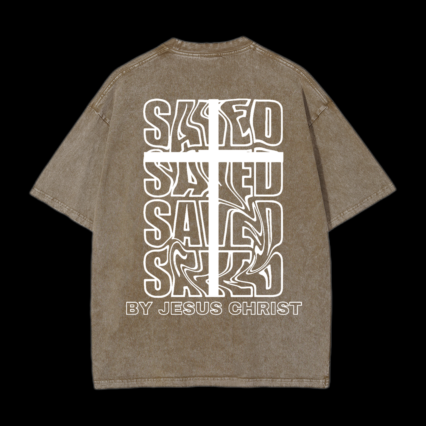 Saved By Jesus Christ Washed T-Shirt