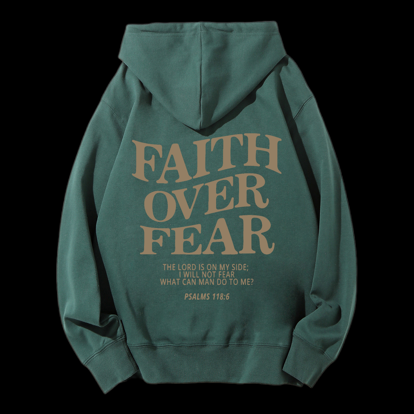 Faith Over Fear Drawstring Hoodie