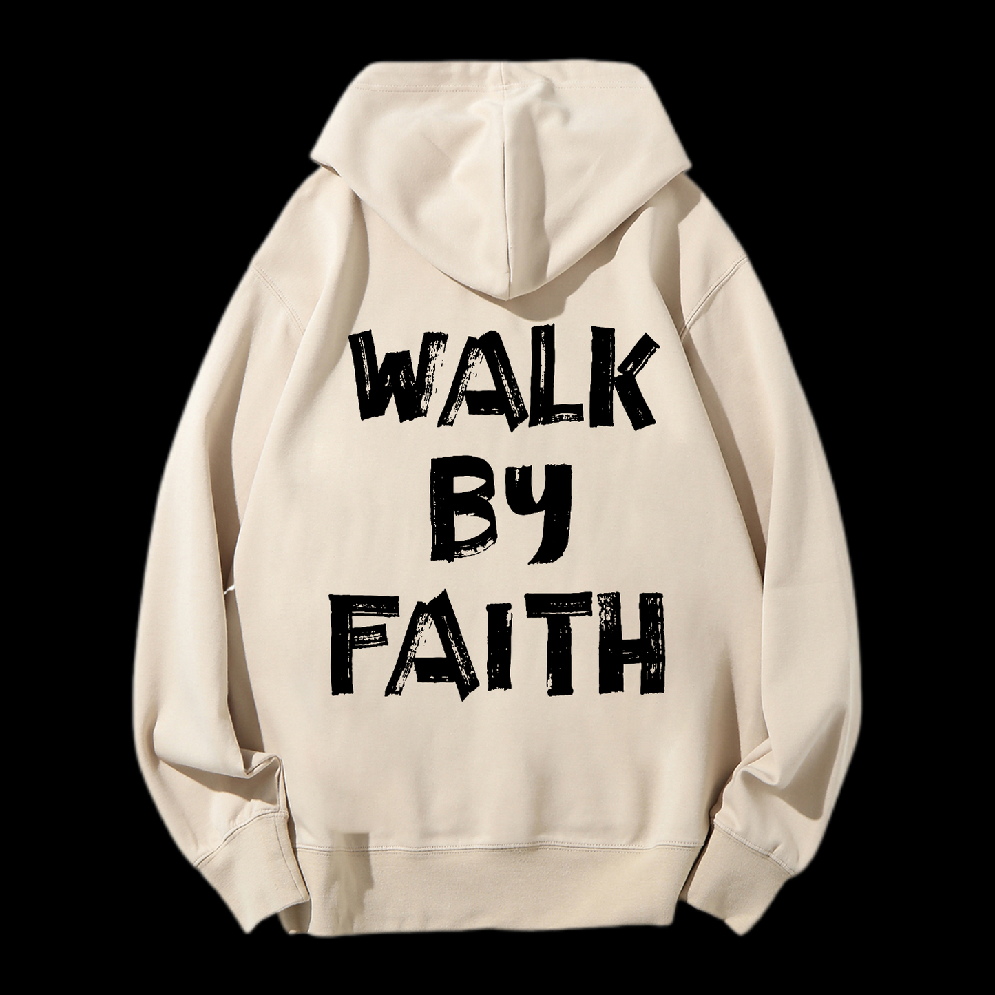 Walk By Faith Drawstring Hoodie