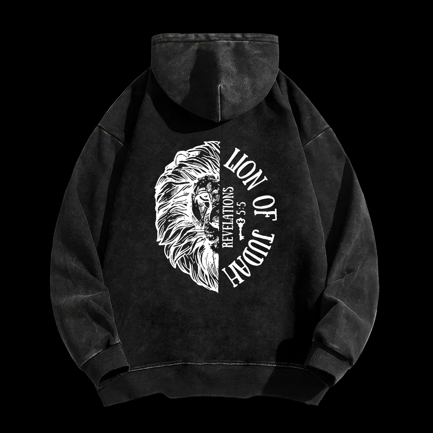 Lion Of Judah Washed Hoodie