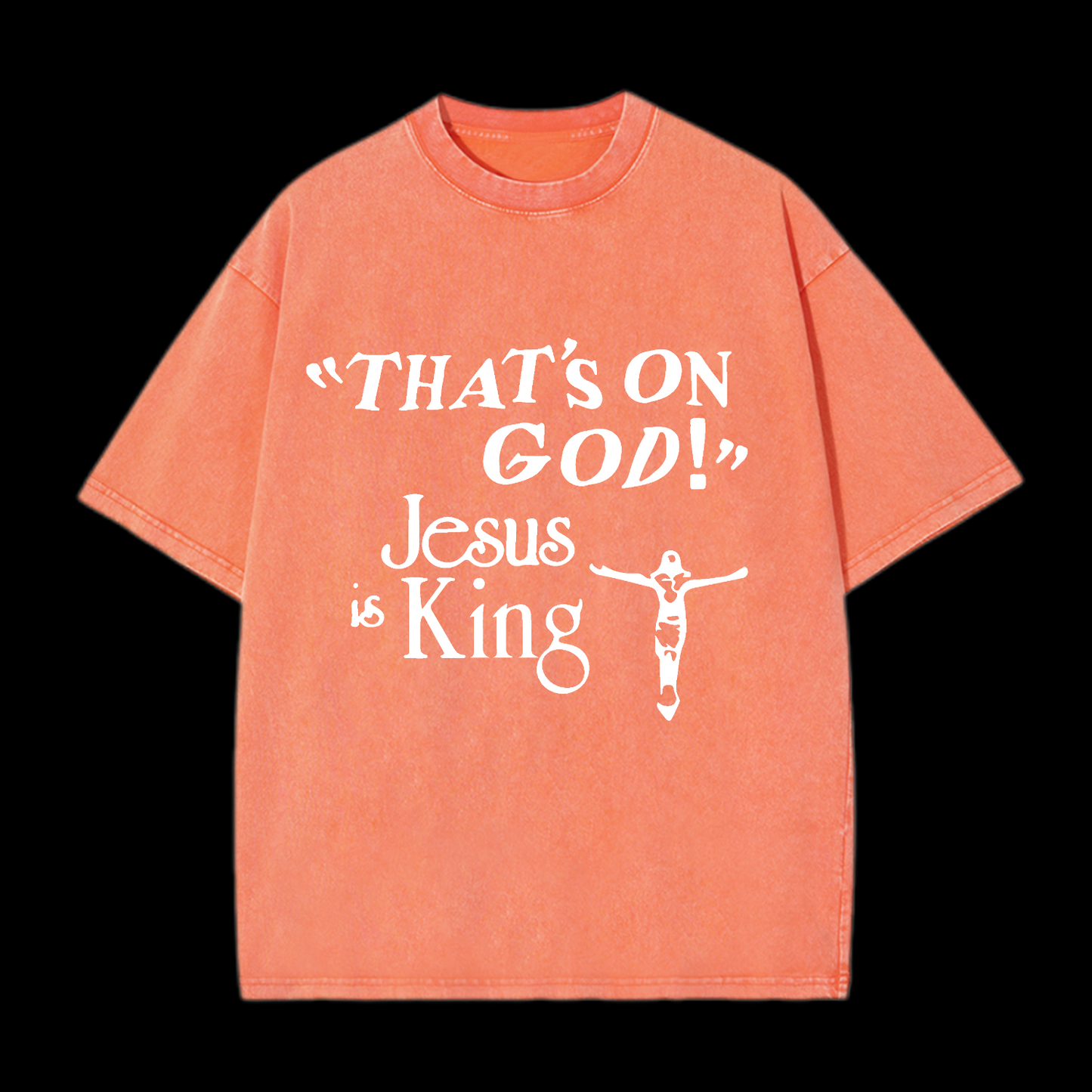 Jesus Is King Washed T-Shirt