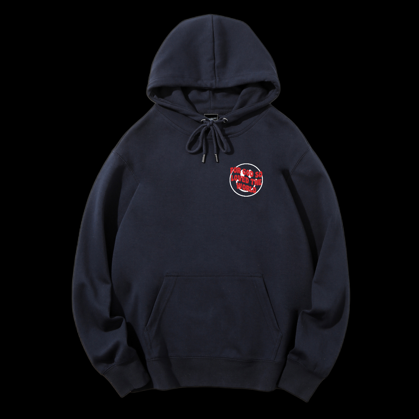For God So Loved The World Drawstring Hoodie