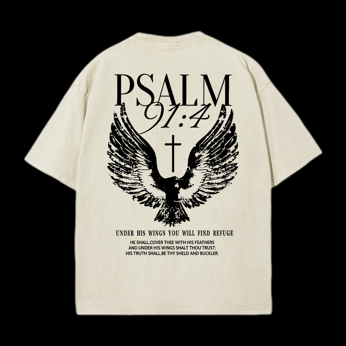 Under His Winds You Will Find Refugb Washed T-Shirt