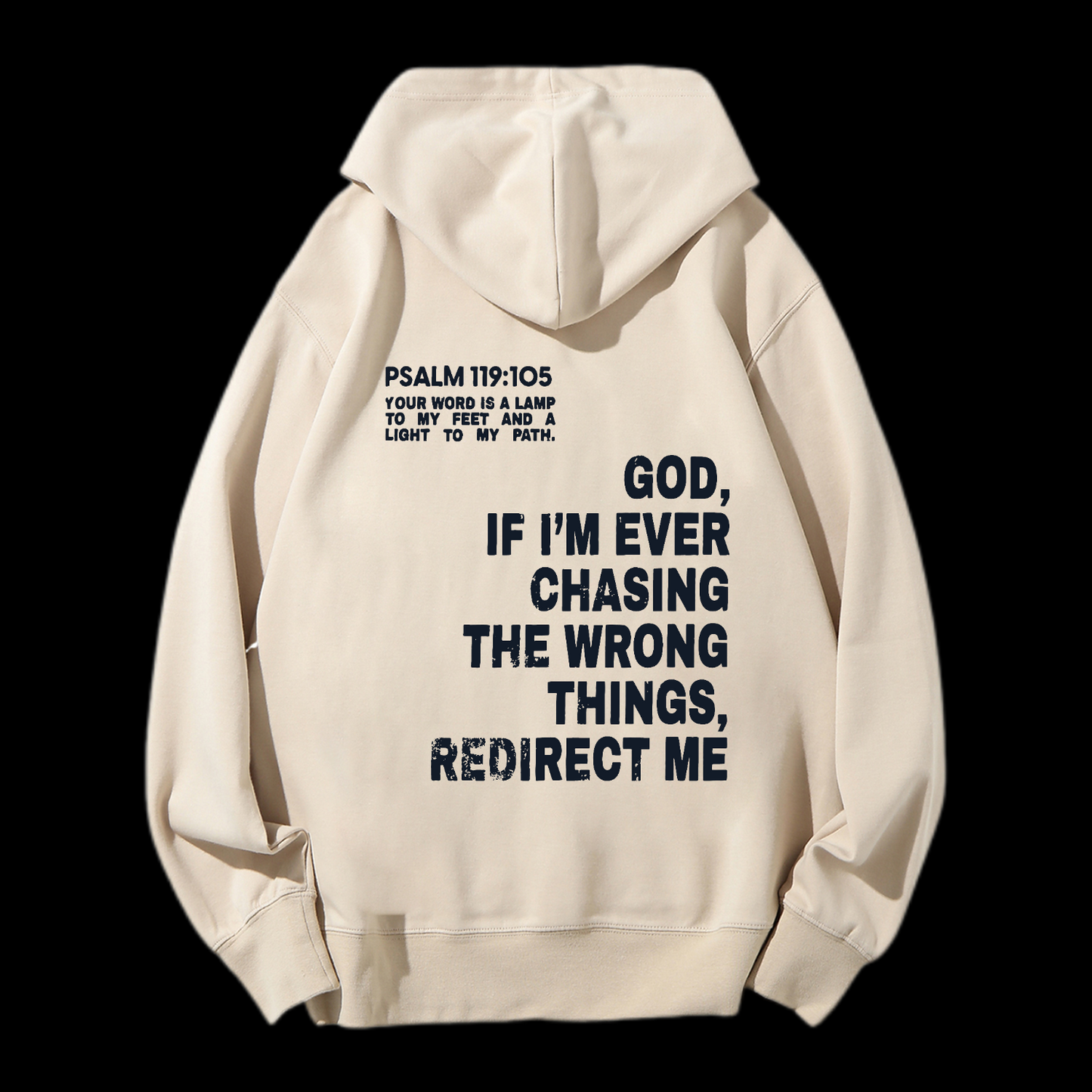 Psalm 119:105 Drawstring Hoodie