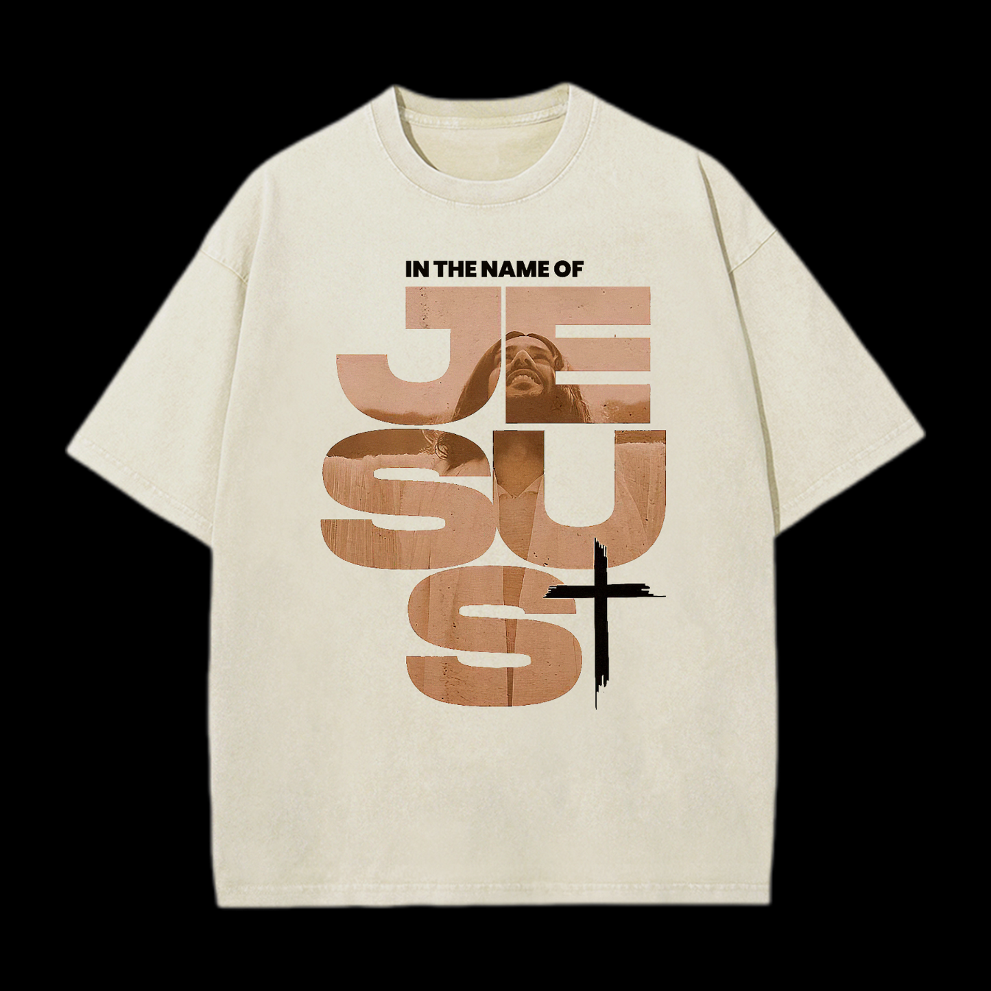 In The Name Of Jesus Washed T-Shirt