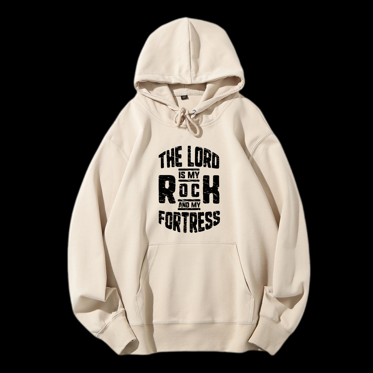 The Lord Is My Roch And My Fortress Drawstring Hoodie