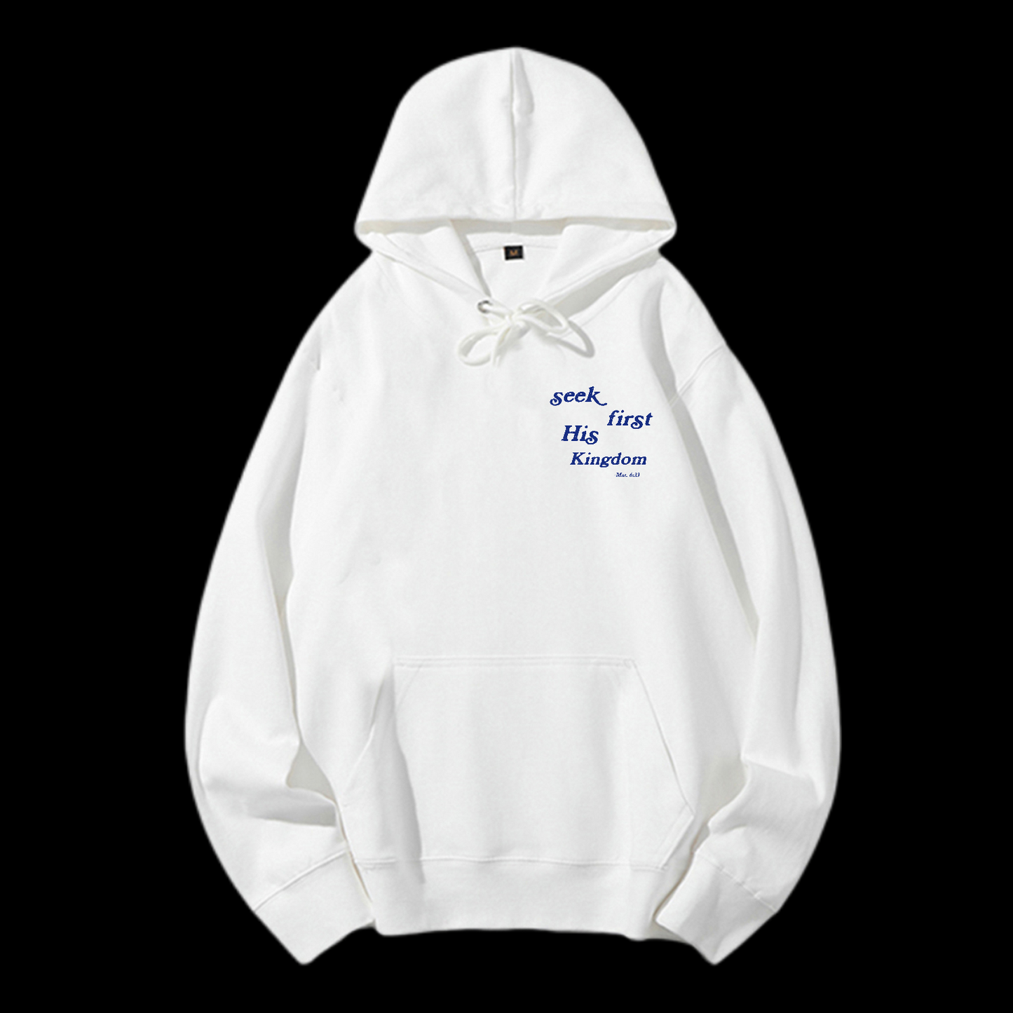 Seek First His Kingdom Drawstring Hoodie