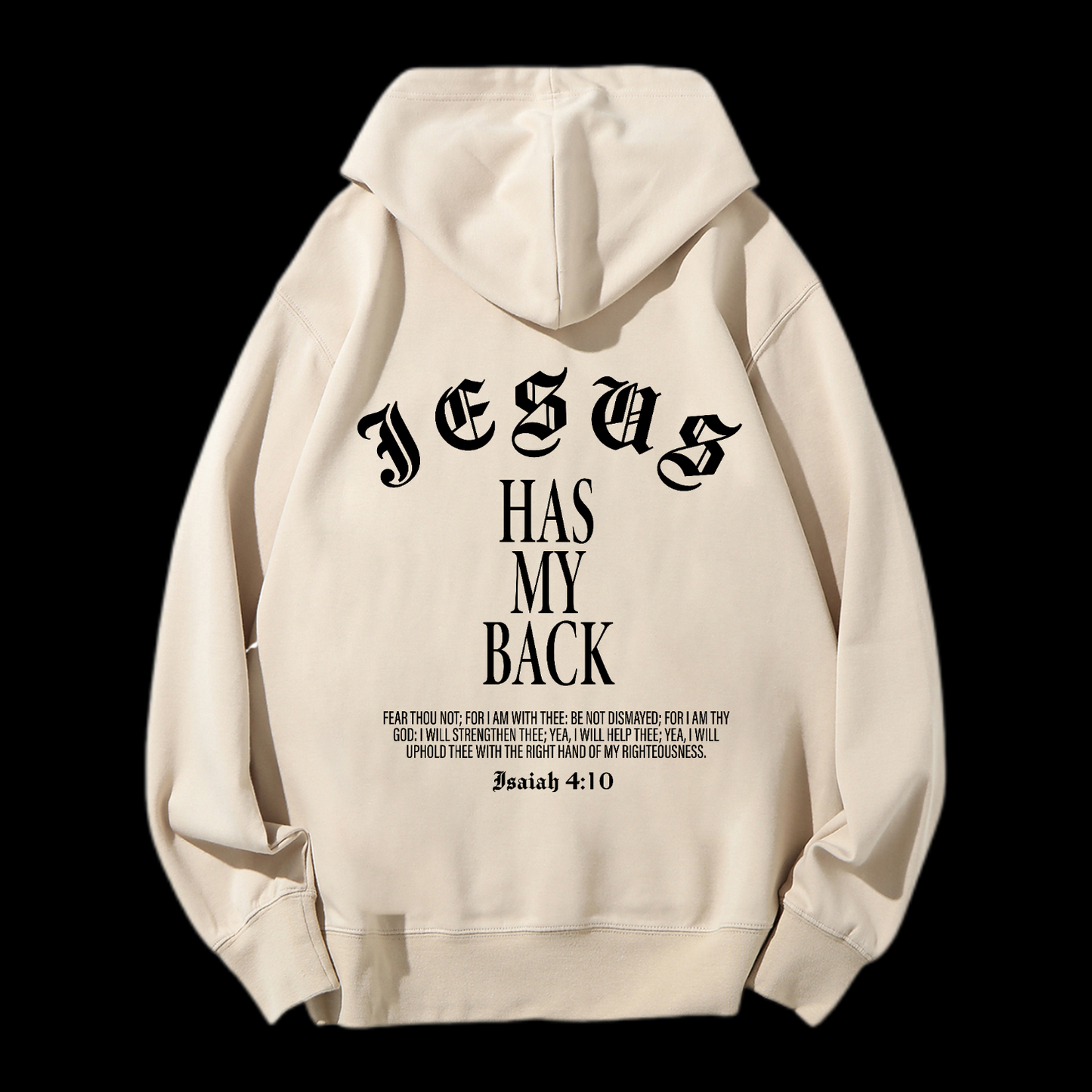 Jesus Has My Back Drawstring Hoodie