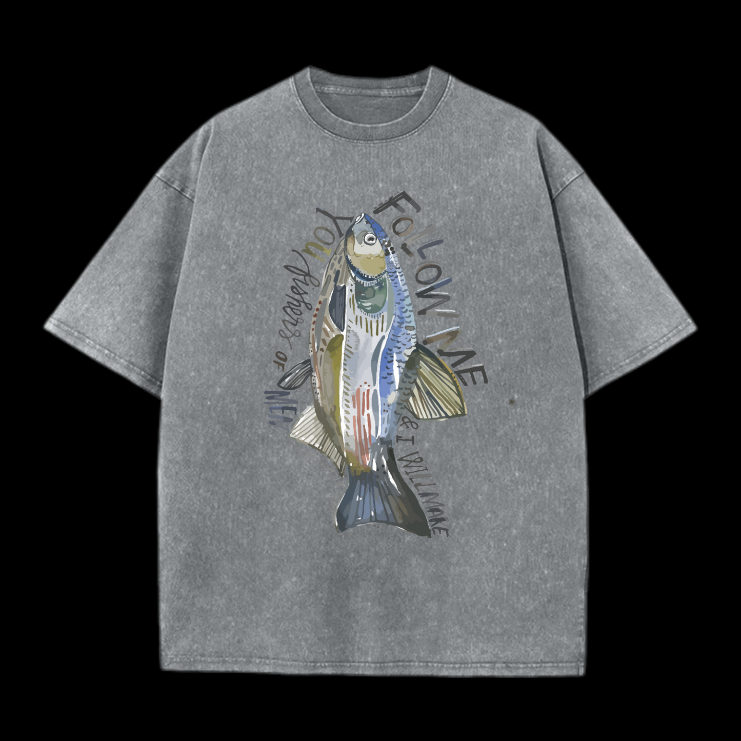 Fishers Of Men Washed T-Shirt