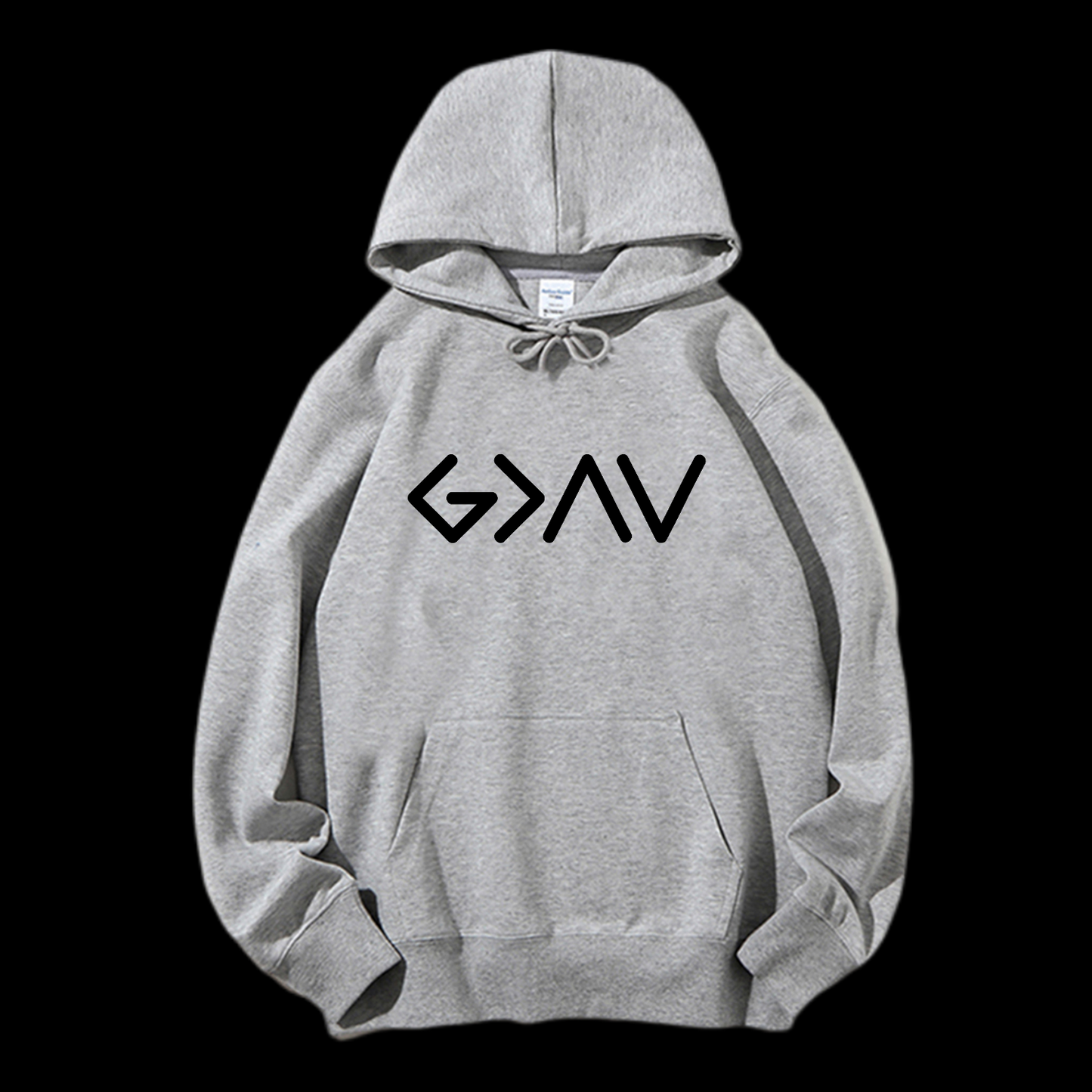 God is Greater Than the Highs and Lows Drawstring Hoodie