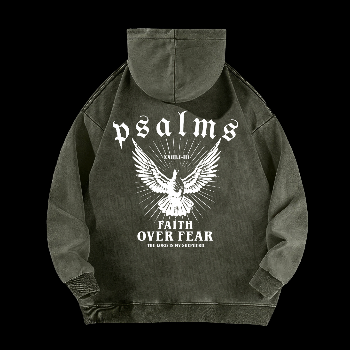 Faith Over Fear Washed Hoodie