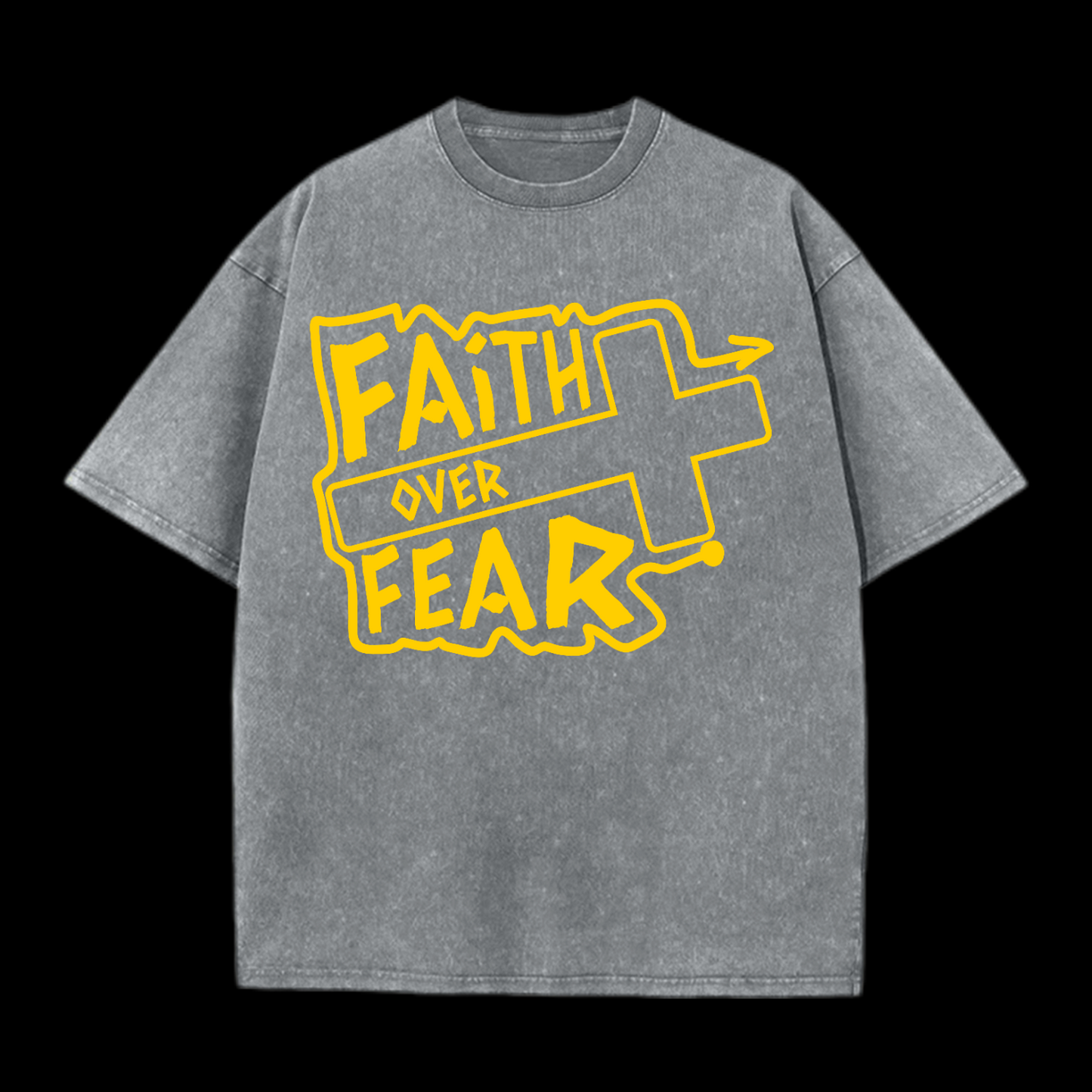 Faith Over Fear Washed T-Shirt