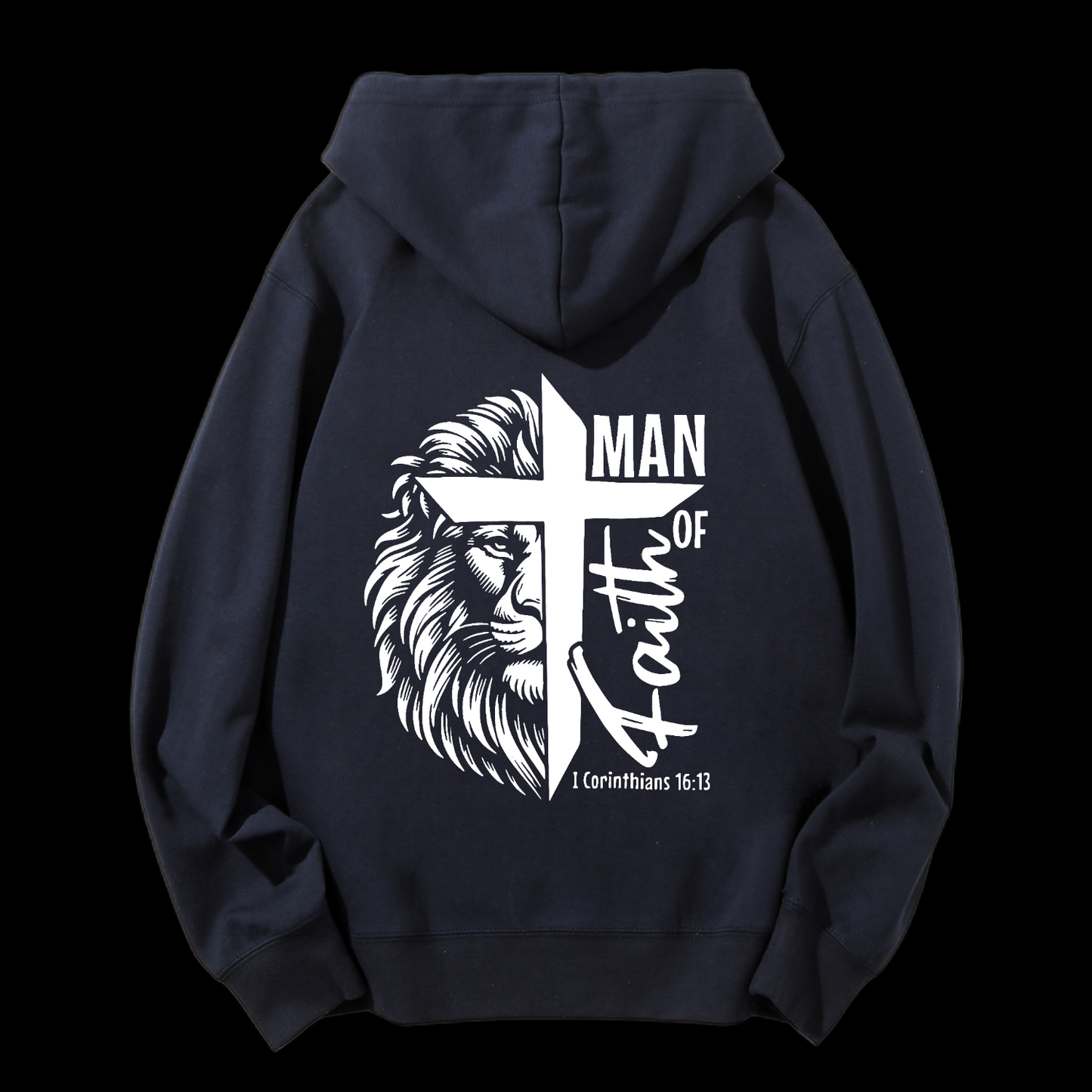 1 Corinthians 16:13 Drawstring Hoodie