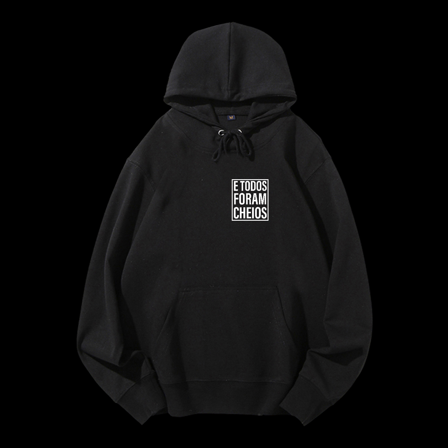 E Todos Foram Cheios Drawstring Hoodie