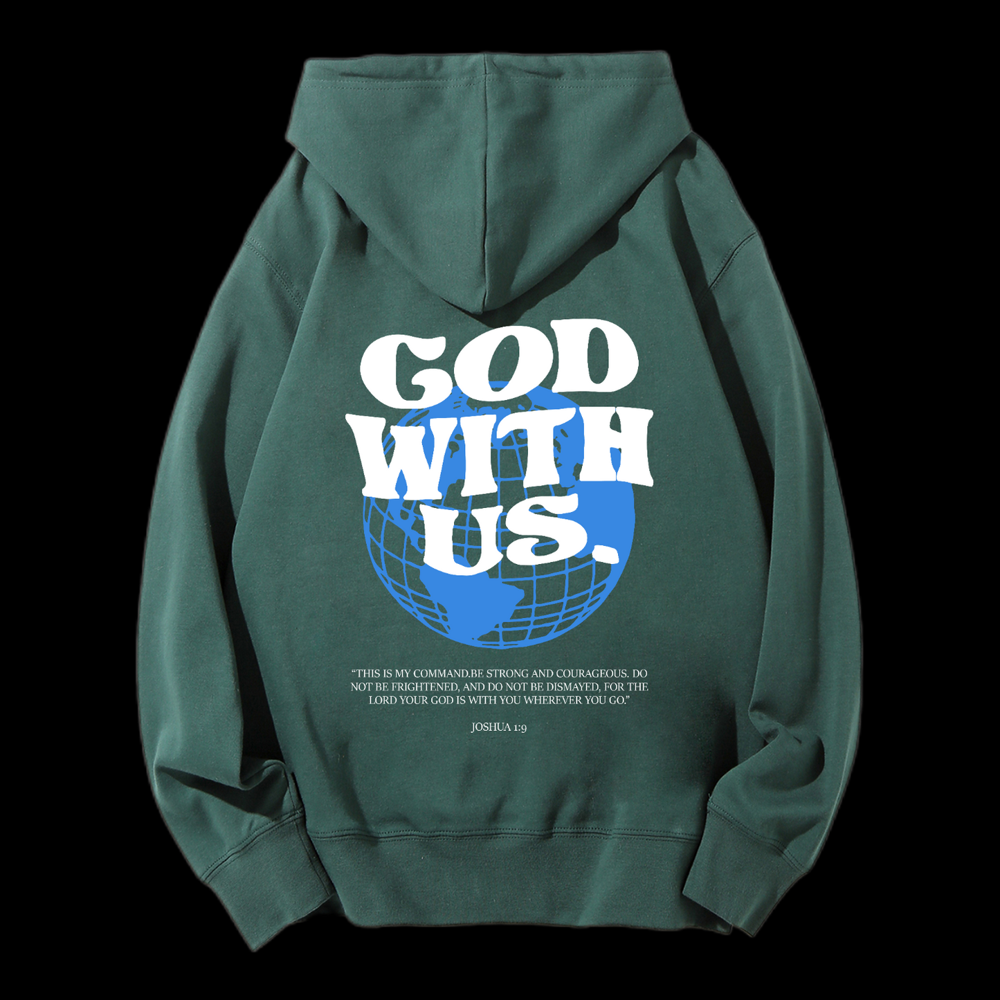 God With Us Drawstring Hoodie