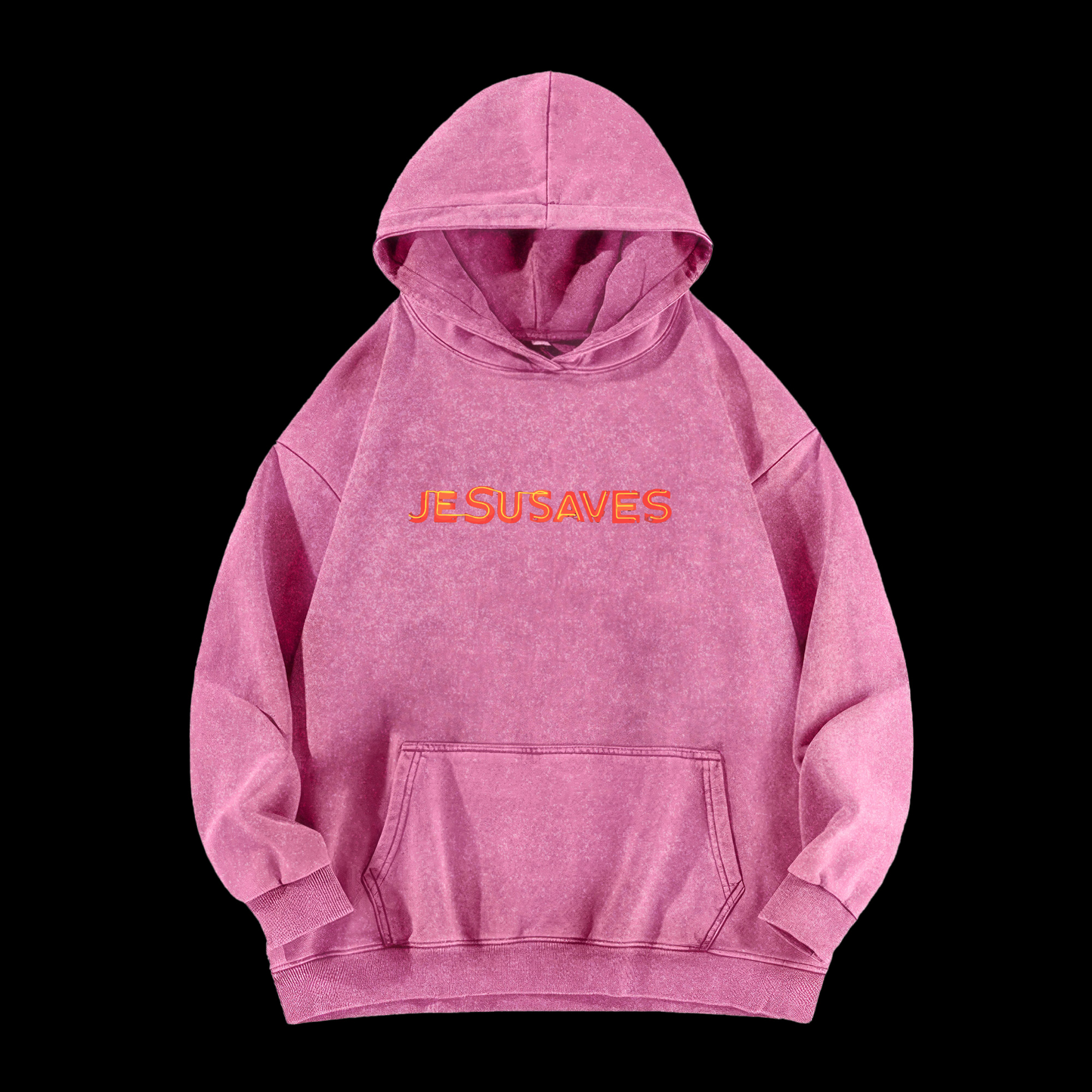 Jesus Saves Washed Hoodie