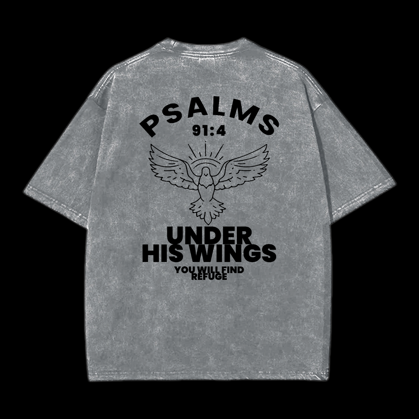 Under His Wings Washed T-Shirt