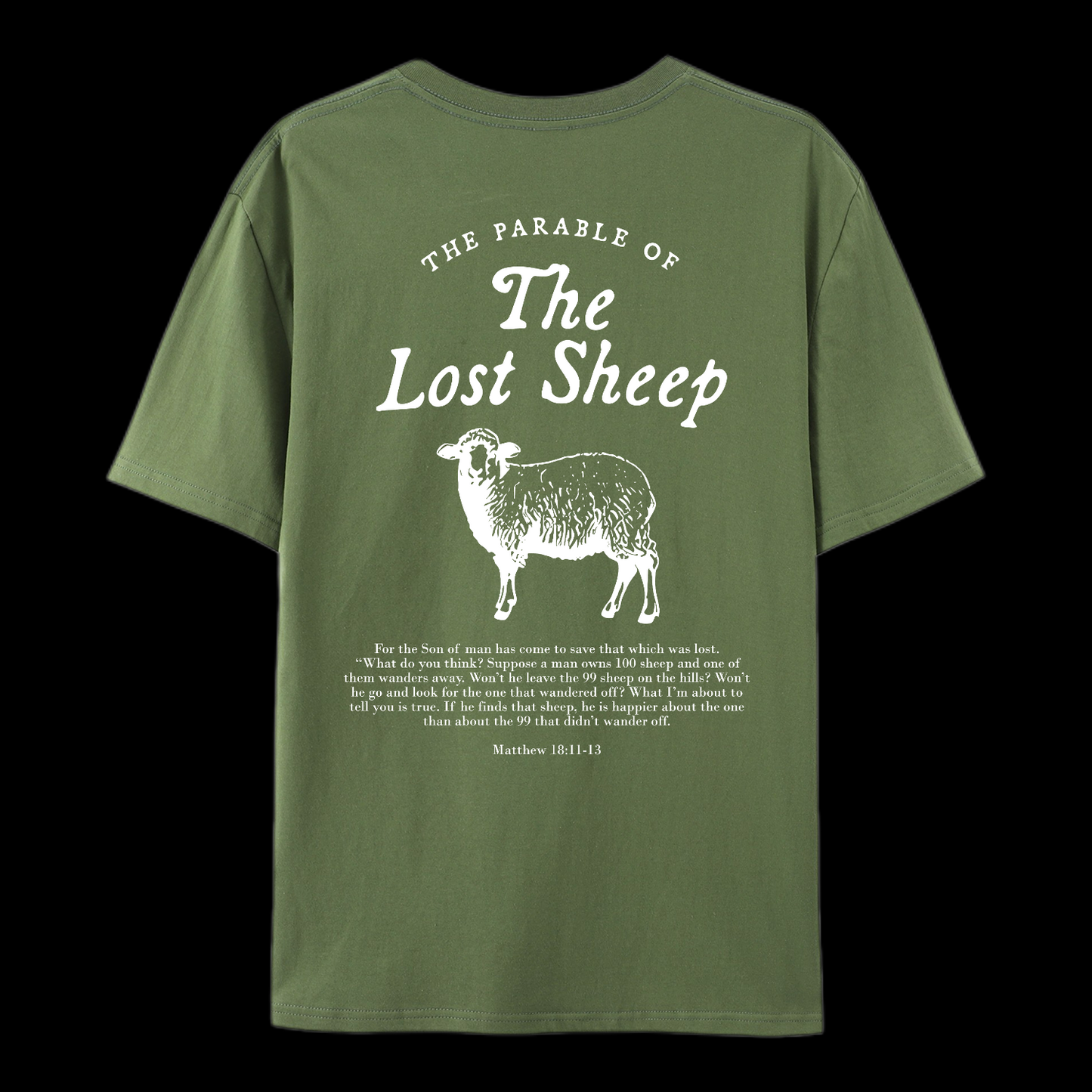 The Parable Of The Lost Sheep Cotton T-Shirt