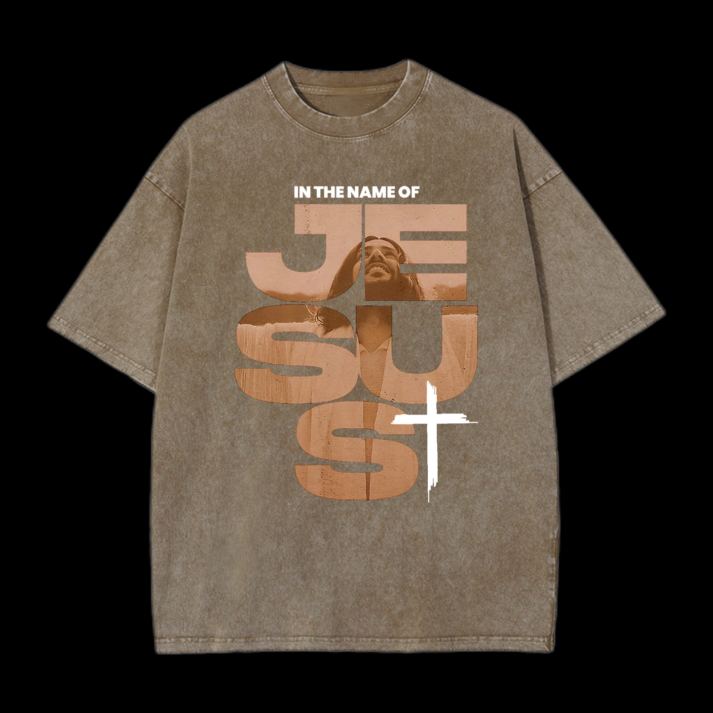 In The Name Of Jesus Washed T-Shirt
