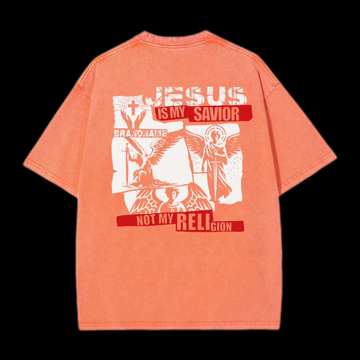 Jesus Is My Savior Washed T-Shirt