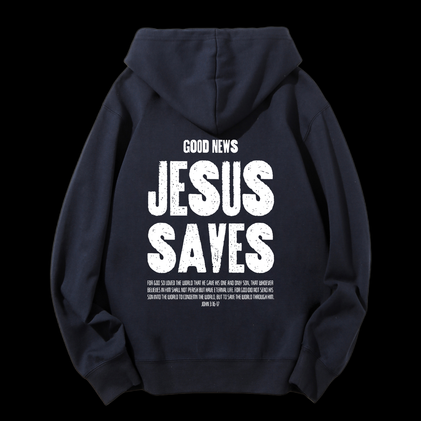 Jesus Saves Drawstring Hoodie