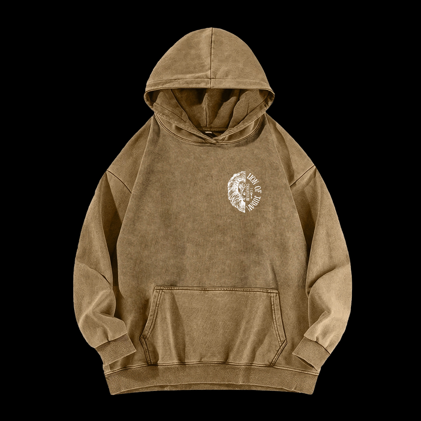 Lion Of Judah Washed Hoodie