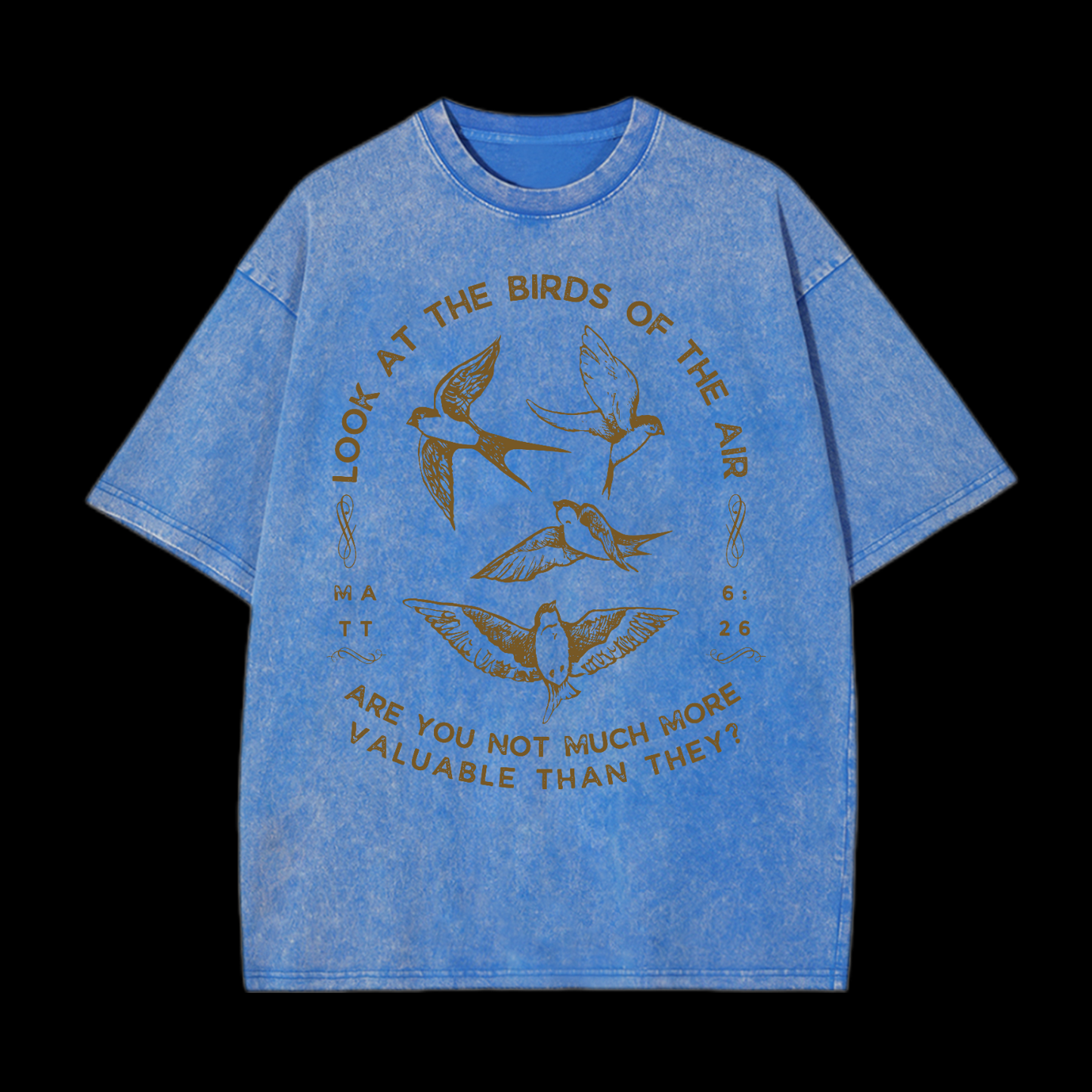 Look At The Birds Of The Air Washed T-Shirt